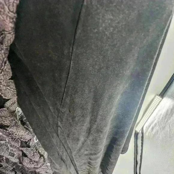 POL open Front Long Sleeve Duster Cardigan Size Small Black/ Gray Lacey - Picture 10 of 11